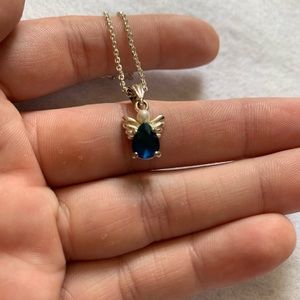 December birthstone necklace